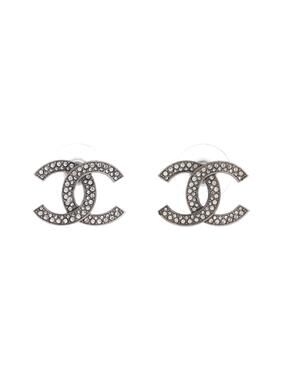 Chanel Cc Stud Earrings Metal With #283579C10B